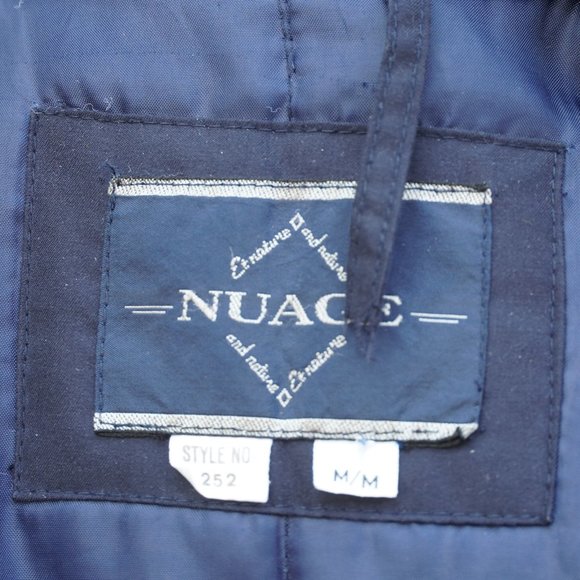 **Vintage** Navy Blue Winter Coat - Picture 9 of 9